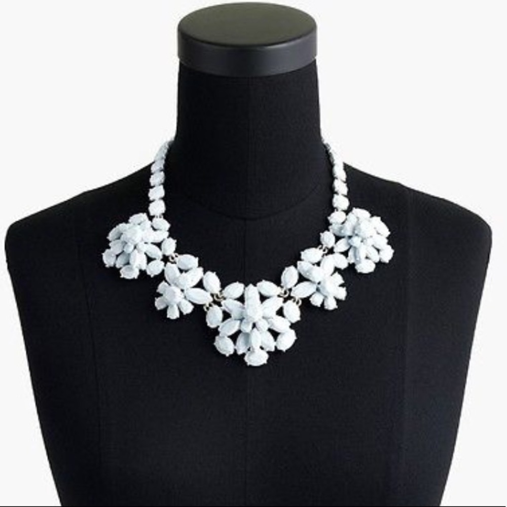 J.Crew Crystal Cluster Statement Necklace